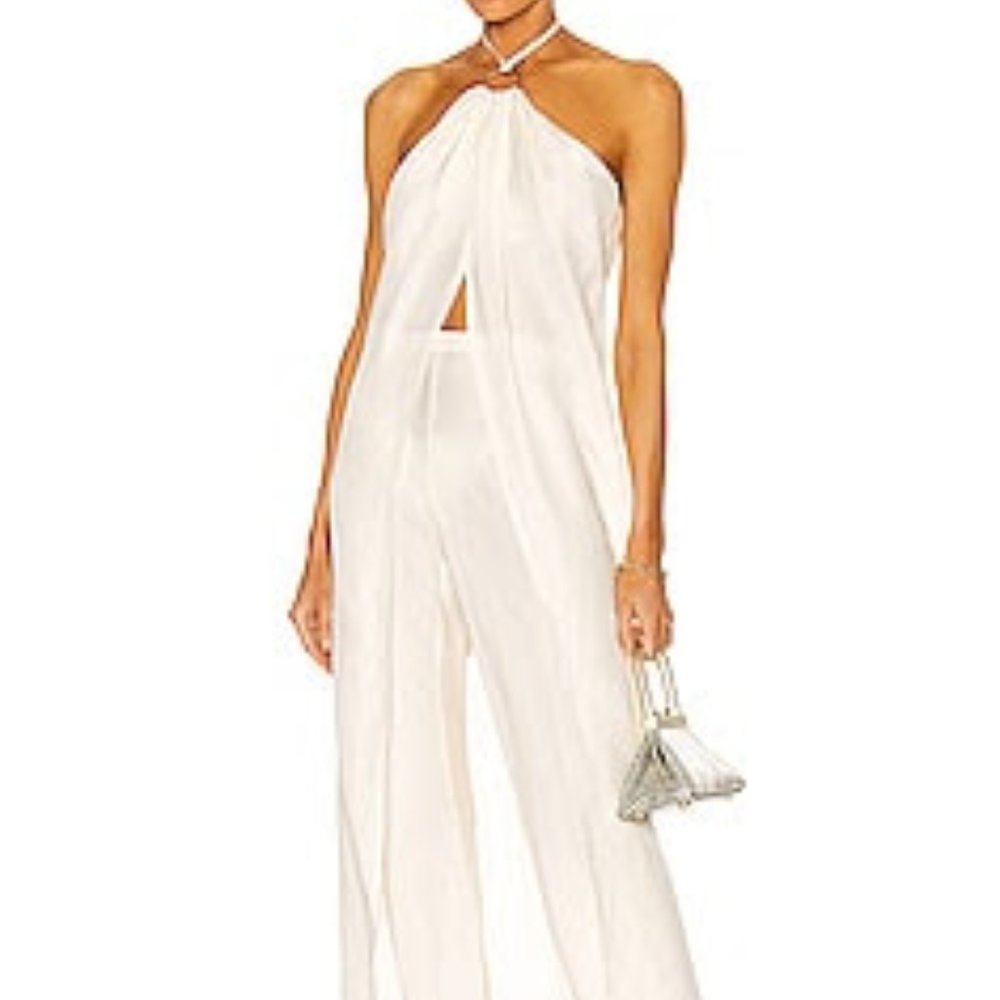 Cult Gaia Sarah Top and Kersti Pant in Off White Linen